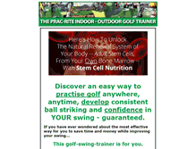 Tablet Screenshot of golf-swing-trainer.marinerblue.com